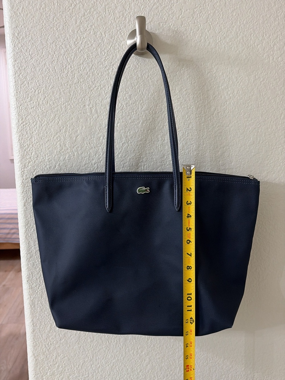 Lacoste Large L.12.12 Concept Tote Bag – Navy Blue
